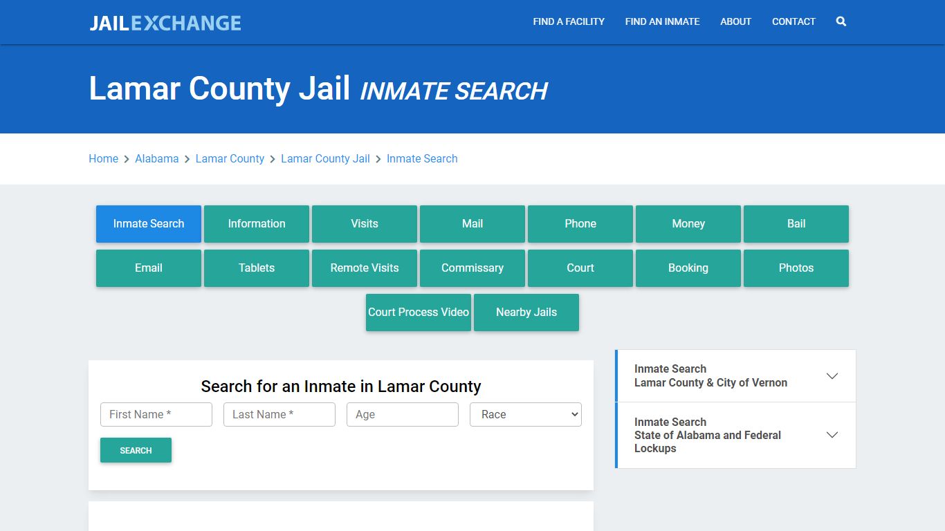 Lamar County Jail, AL Inmate Search: Roster & Mugshots